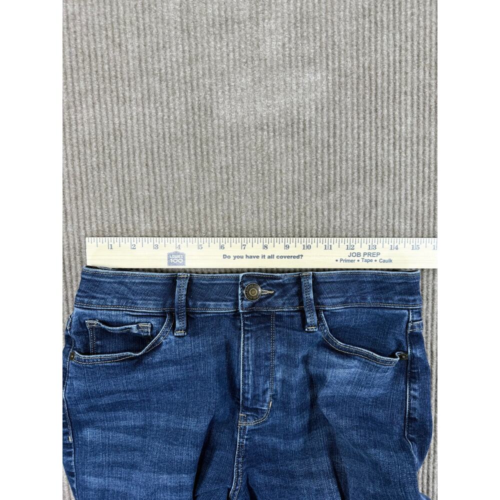 Liz Claiborne Wide Leg High Rise Cropped Blue Jeans Size 8 - Picture 6 of 8